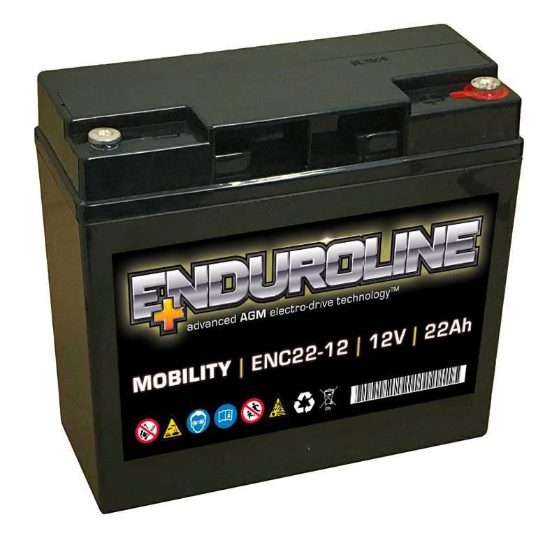 ENC22-12 Enduroline Mobility Battery 12V 22Ah