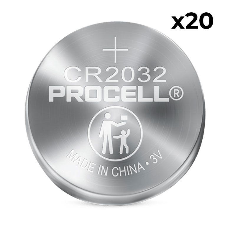 20x Duracell Procell INTENSE CR2032 Batteries