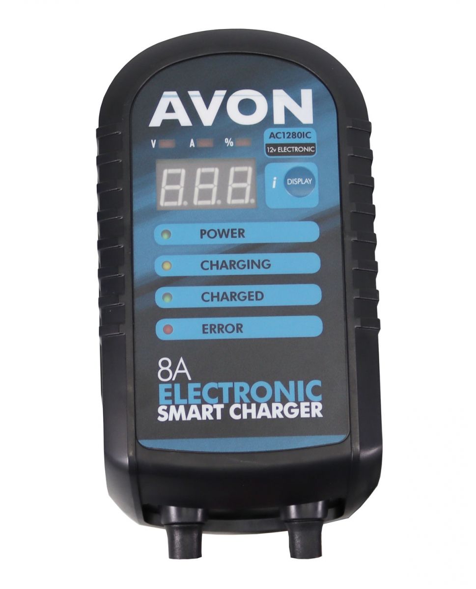 AC1280IC AVON Intelligent Battery Charger 12V 8A 