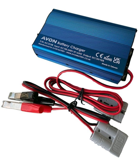 AC1210B AVON 5 Stage Intelligent Battery Charger 12V 10A 