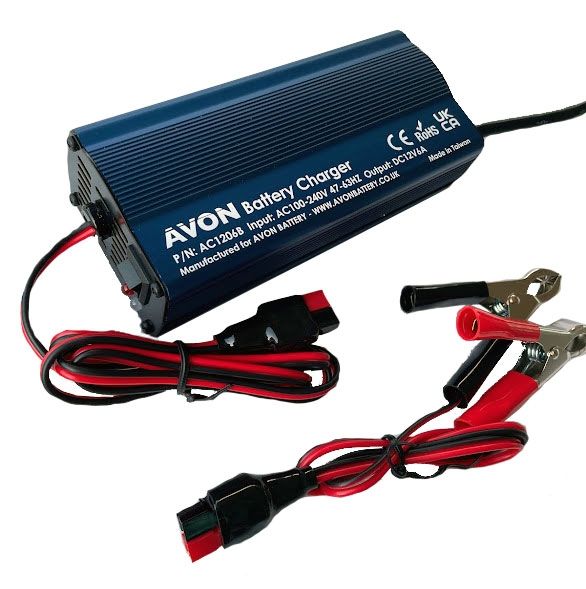 AC1206B AVON 3 Stage Intelligent Battery Charger 12V 6A 