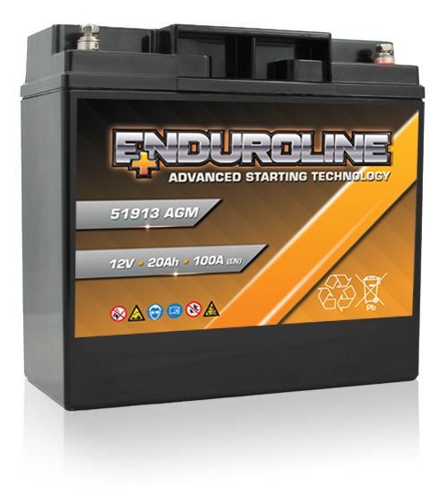 Enduroline 51913 AGM Motorcycle Battery