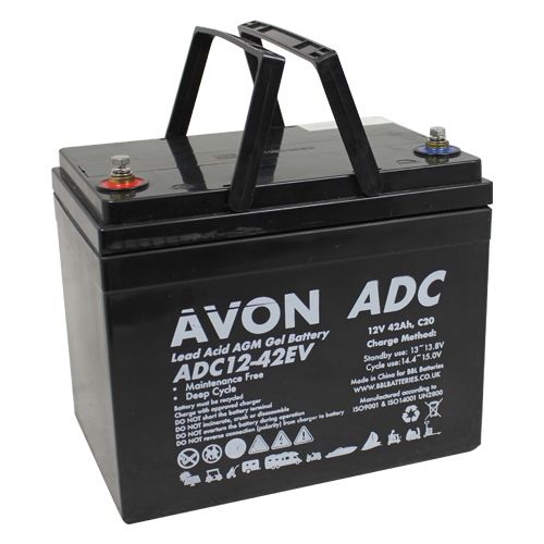 ADC12-42EV AVON Deep Cycle AGM GEL Battery 42Ah