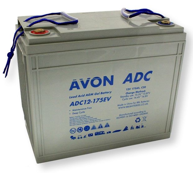 ADC12-175EV AVON Deep Cycle AGM GEL Battery 175Ah