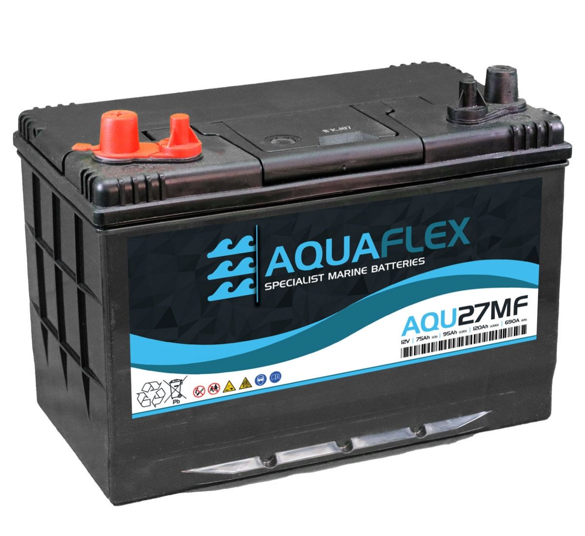 Aquaflex AQU27MF Marine Leisure Battery