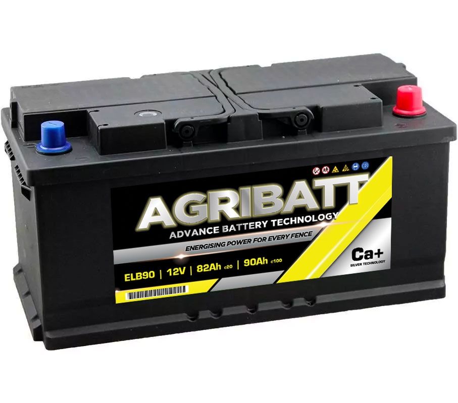 AgriBatt ELB90 Heavy Duty Electric Fence Battery 12V 85Ah (C100)