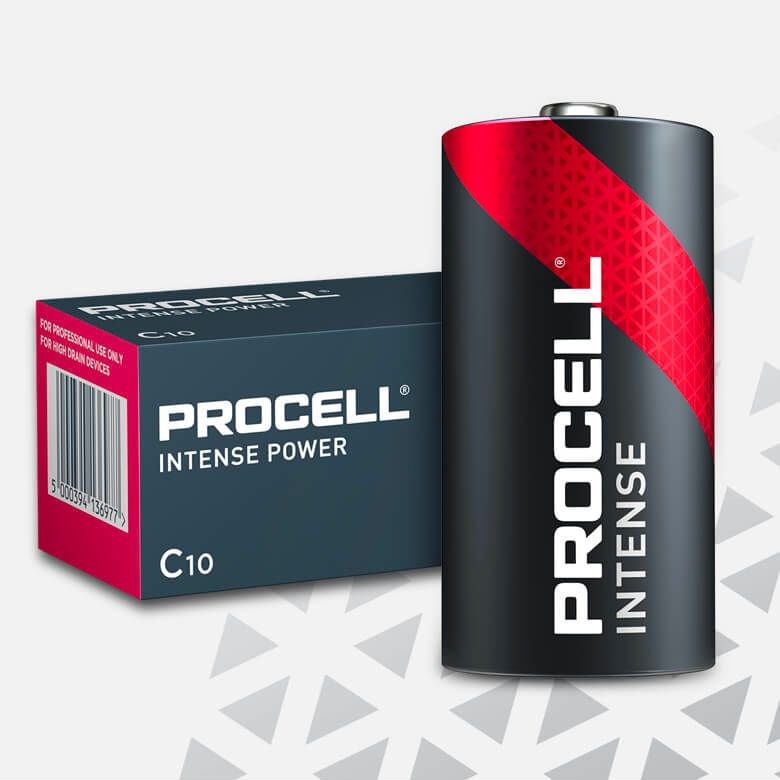 10x Duracell Procell Intense C Batteries MN1400INT