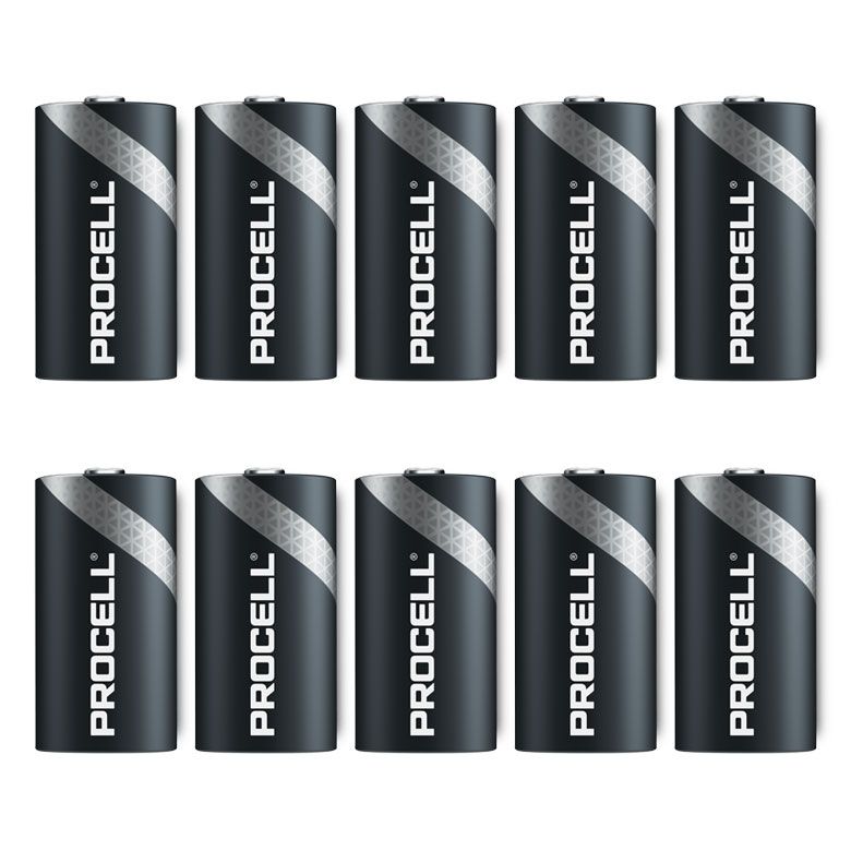 10x Duracell Procell General Purpose CR123 Batteries