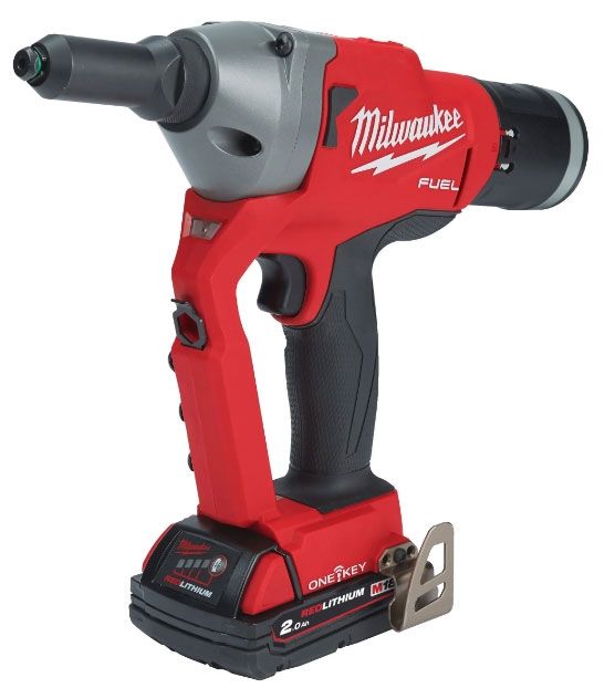 MILWAUKEE M18 FUEL RIVET TOOL WITH ONE-KEY KIT - M18ONEFPRT-202X