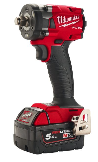 MILWAUKEE M18 FUEL 1/2 INCH COMPACT IMPACT WRENCH WITH FRICTION RING KIT - M18FIW2F12-502X