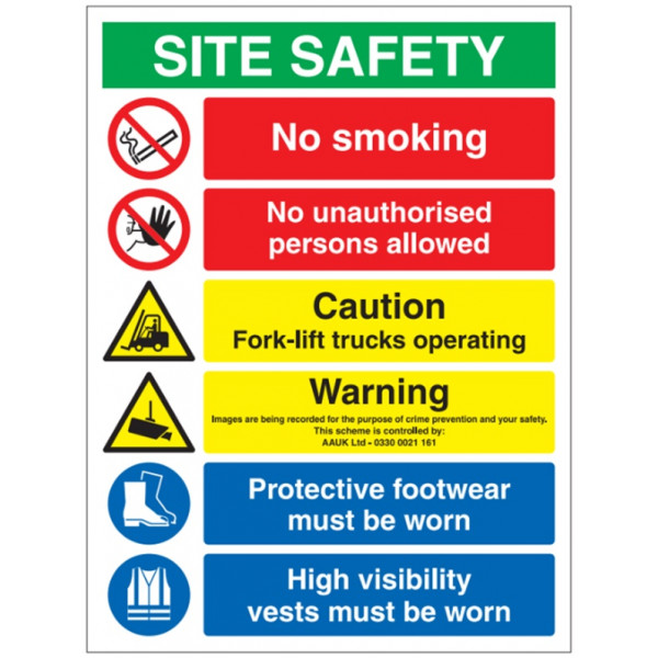 Signs & Labels Y4142900 External Site Signage 600mm x 400mm