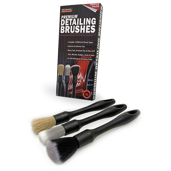 Martin Cox MOGG207 Premium 3 Pack Detailing Brushes