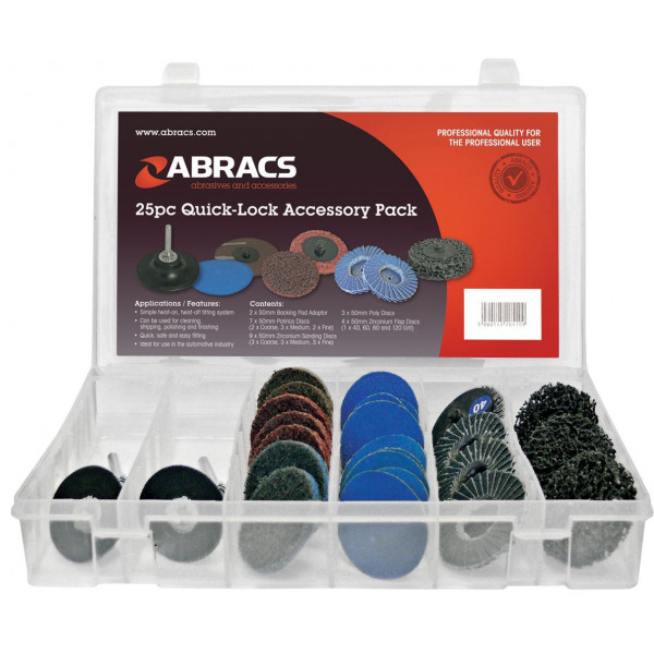 ABRACS Quick-Lock Pack 25pc WQD300