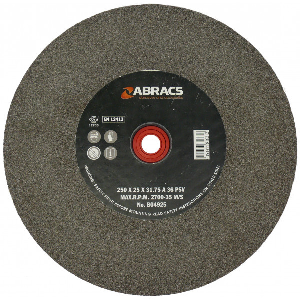 ABRACS Bench Grind Wheel AL/OX 150x20mm P36 WCD33