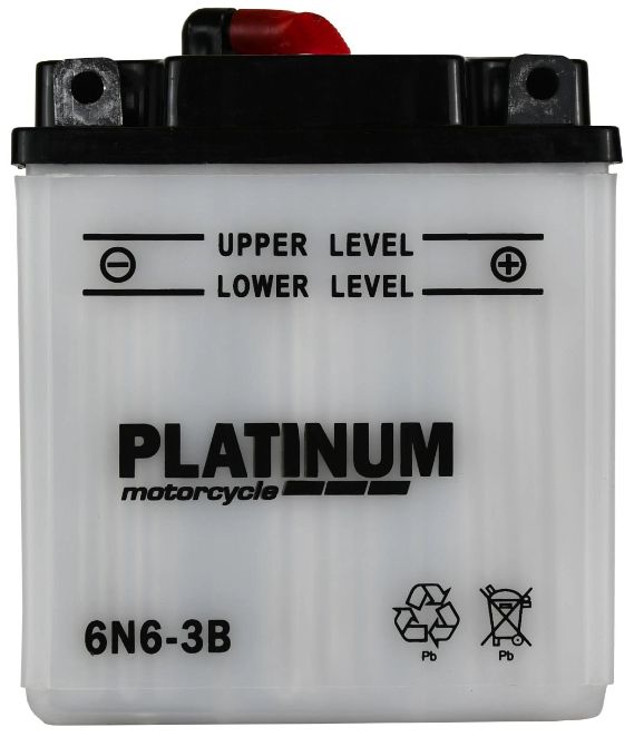 Platinum 6N6-3B Motorcycle Battery