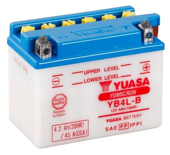 Yuasa YB4L-B Motorcycle Battery