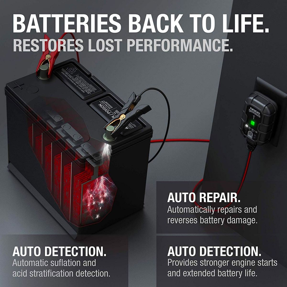 Noco 1a Battery Charger GENIUS1UK, view 4