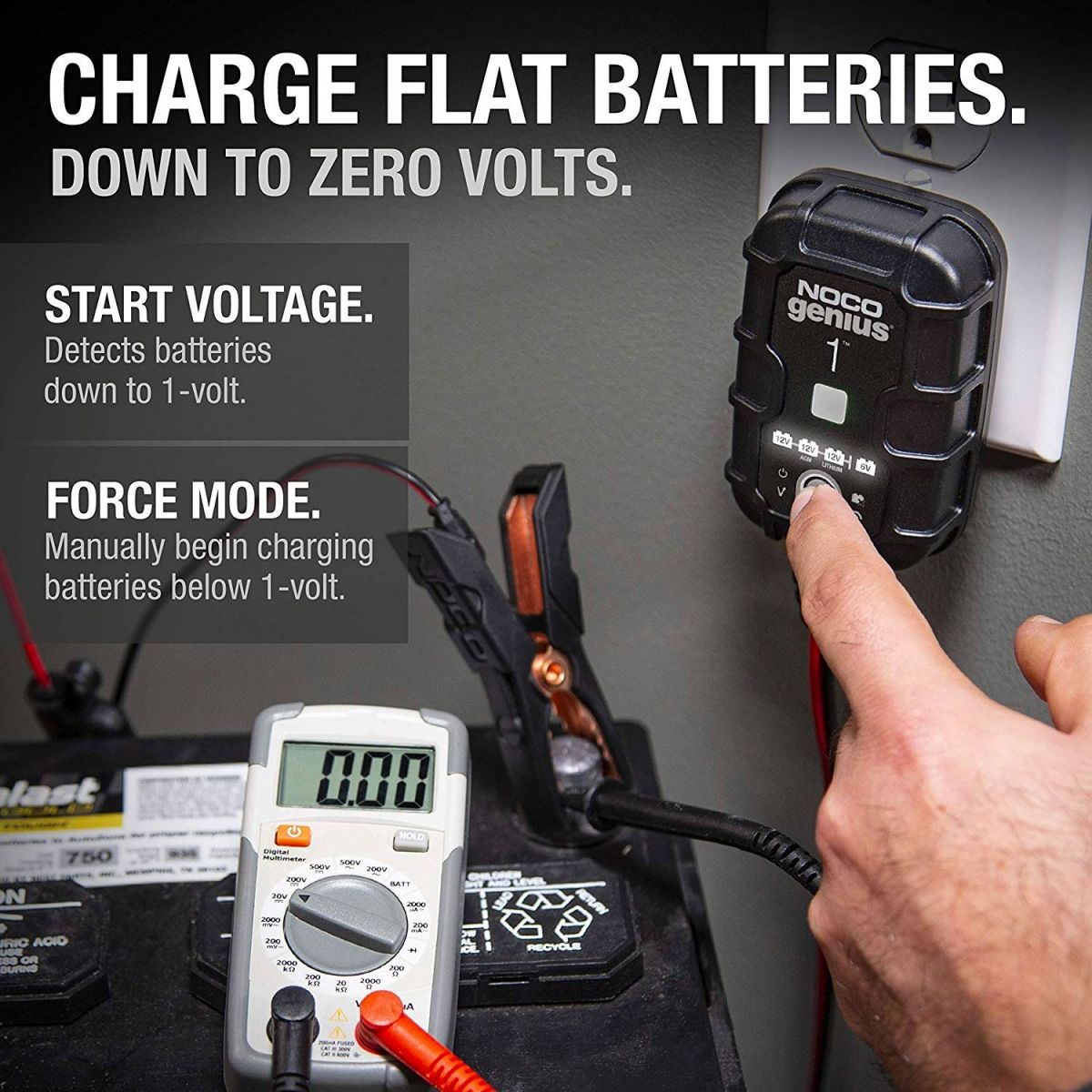 Noco 1a Battery Charger GENIUS1UK, view 2