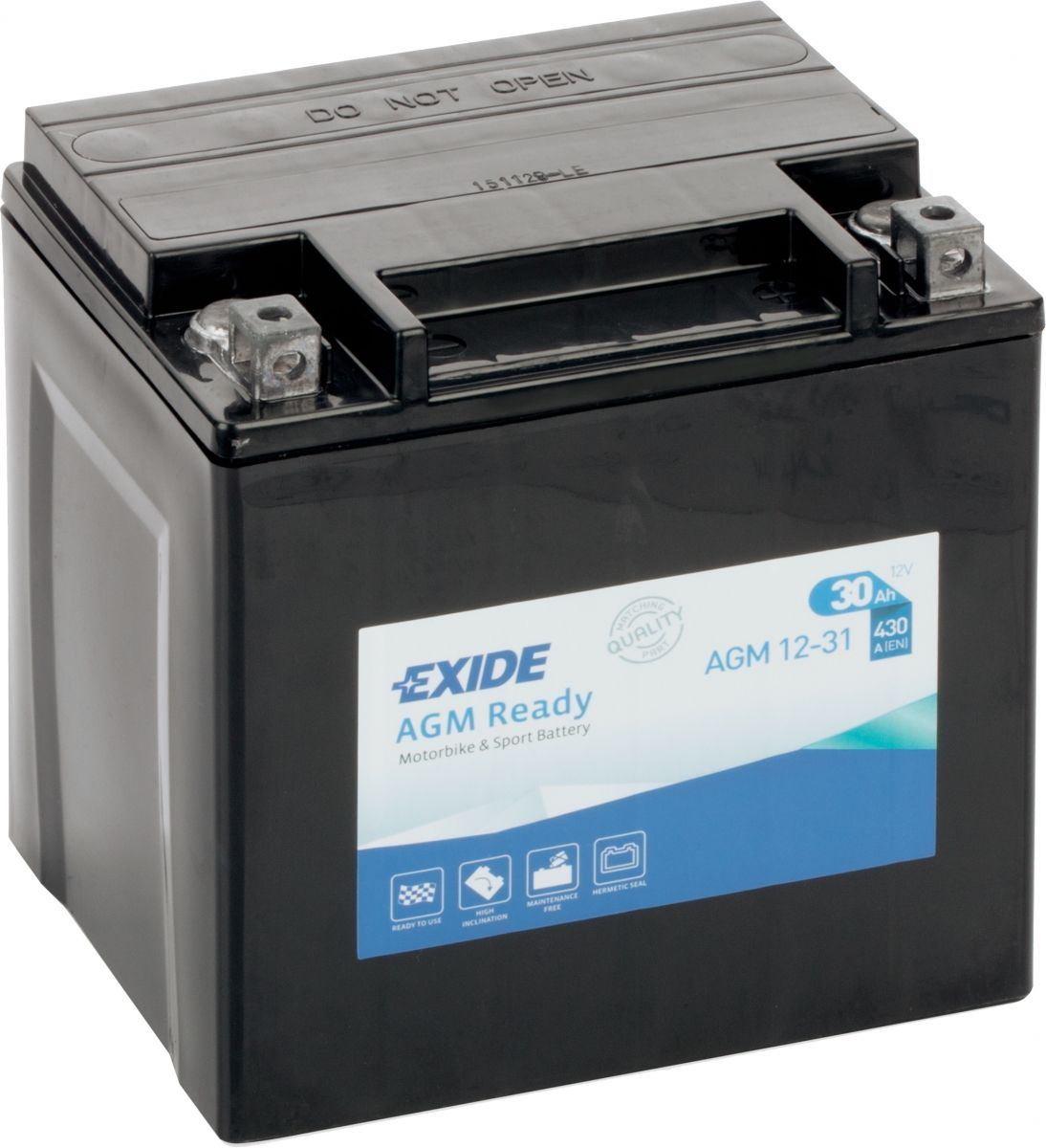 Exide AGM12-31 AGM Motorcycle Battery