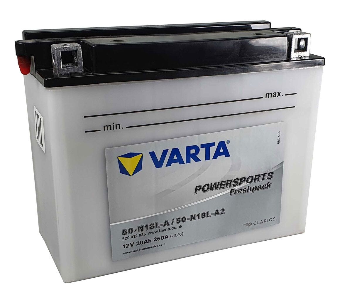 Varta 520012026I314 Motorcycle Battery