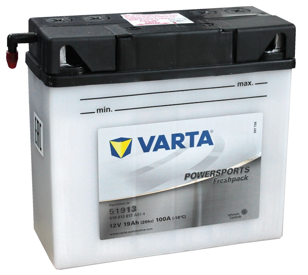 Varta 519013010I314 Motorcycle Battery