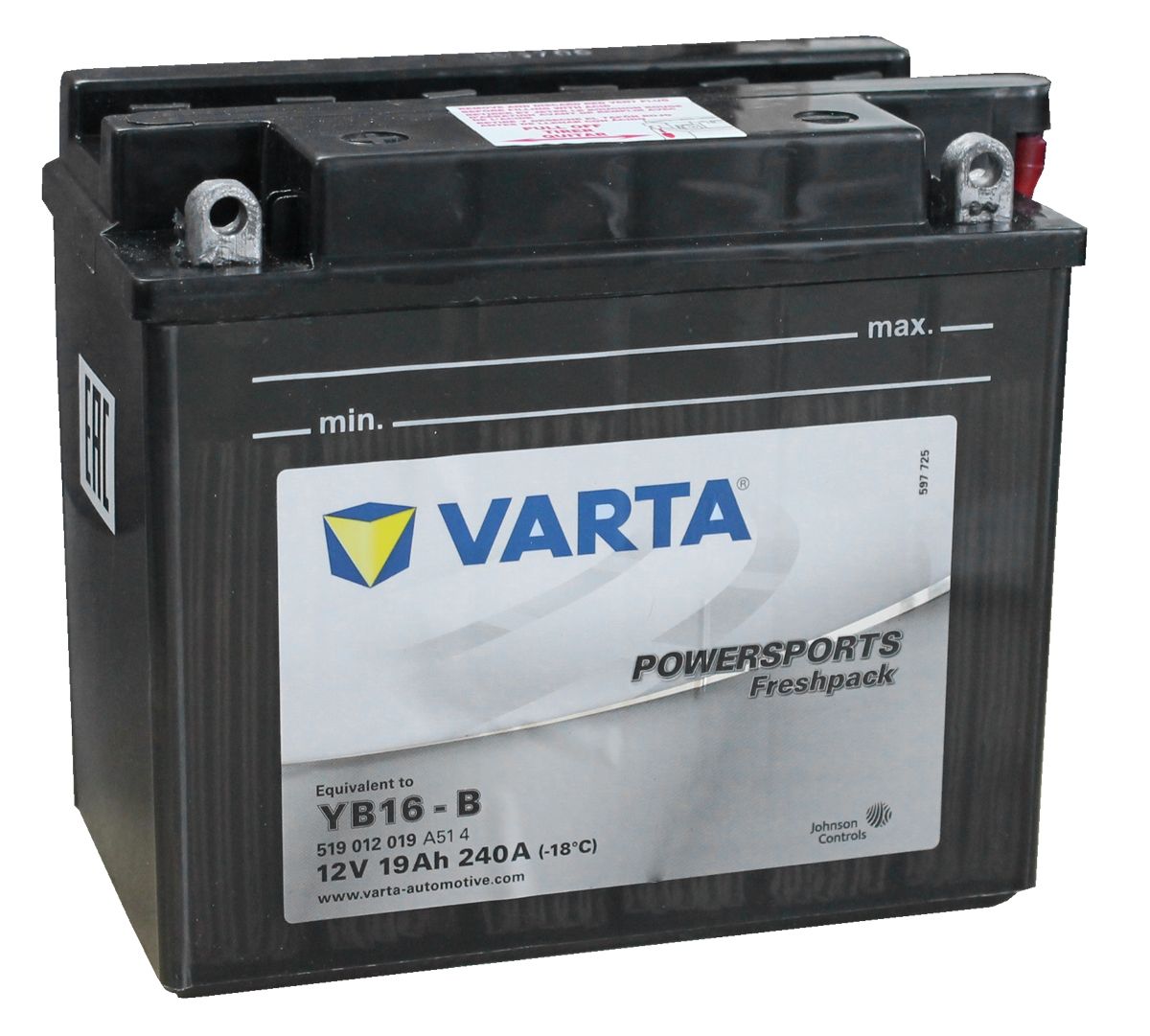 Varta 519012019A514 Motorcycle Battery