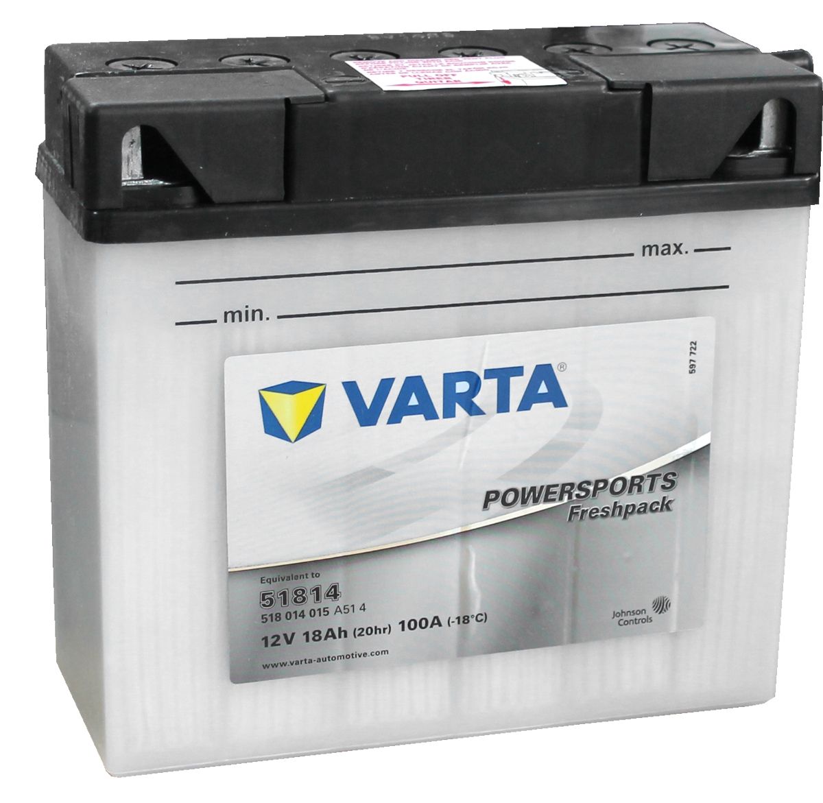 Varta 518014015A514 Motorcycle Battery