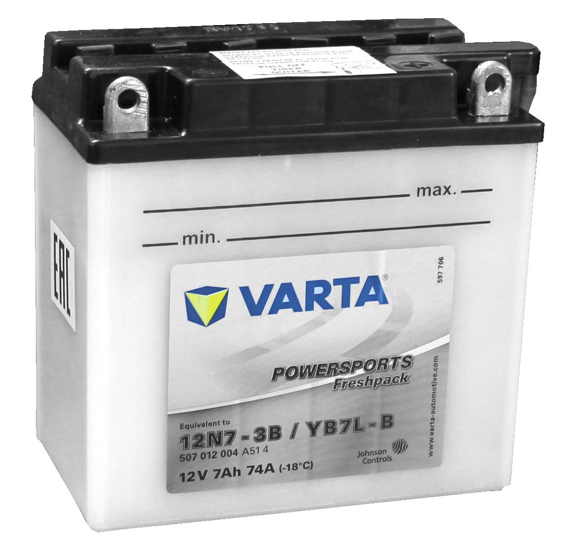 Varta 507012004A514 Motorcycle Battery