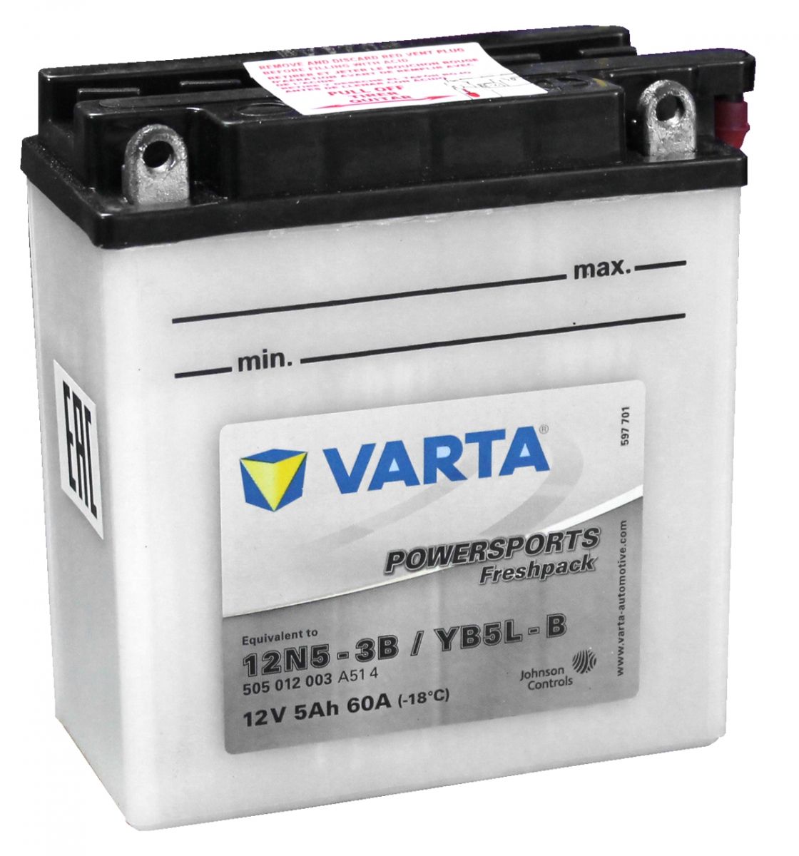 Varta 505012003A514 Motorcycle Battery