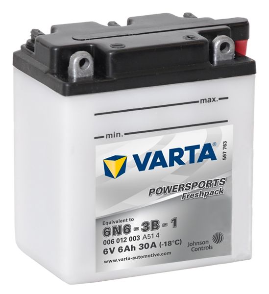 Varta 006012003A514 Motorcycle Battery