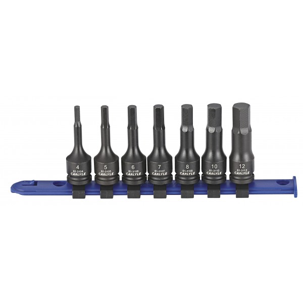 Carlyle 7pc 3/8dr Hex Impact Socket Set