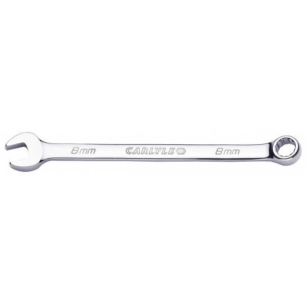 Carlyle CWFP108M 8mm 12 Pt Full Polish Combo Wrench