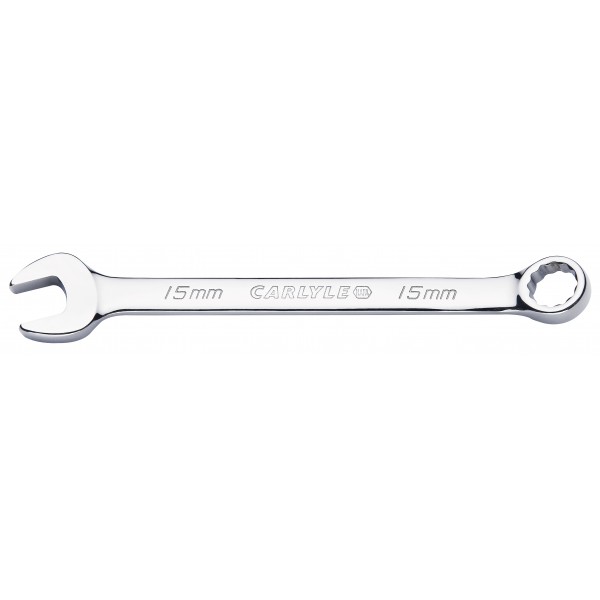 Carlyle CWFP115M 15mm 12 Pt Full Polish Combo Wrench