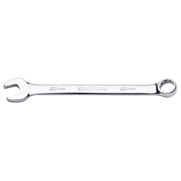 Carlyle CWFP122M 22mm 12 Pt Full Polish Combo Wrench