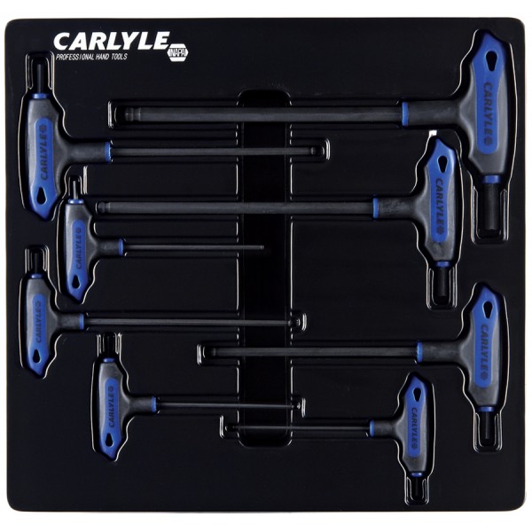 Carlyle LHHBS8M 8 Pc L Handle Hex Ball Key Set Metric