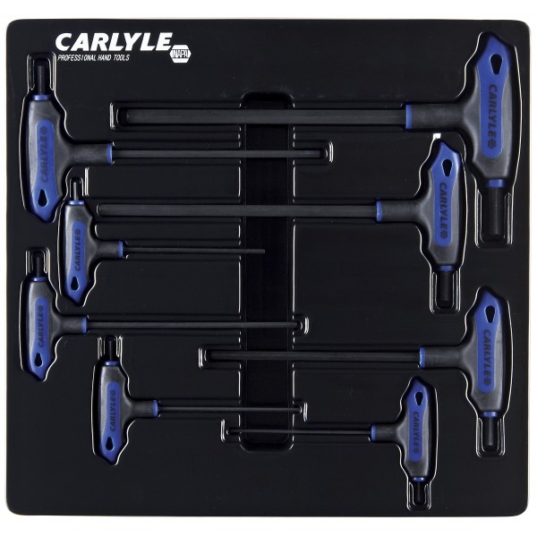 Carlyle LHHS8M 8 Pc L Handle Hex Key Set Metric