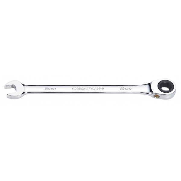 Carlyle RW008M Flat Ratcheting Wrench Stnd Length-8mm