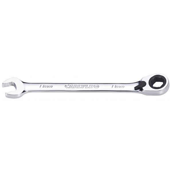 Carlyle RWR011M Reversible Ratch Wrench15 Stnd Length 11mm