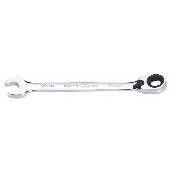 Carlyle RWR012M Reversible Ratch Wrench15 Stnd Length 12mm