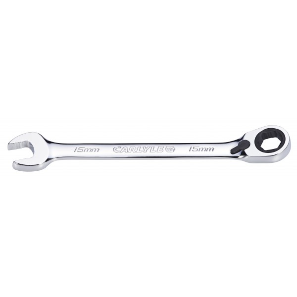 Carlyle RWR015M Reversible Ratch Wrench15 Stnd Length 15mm
