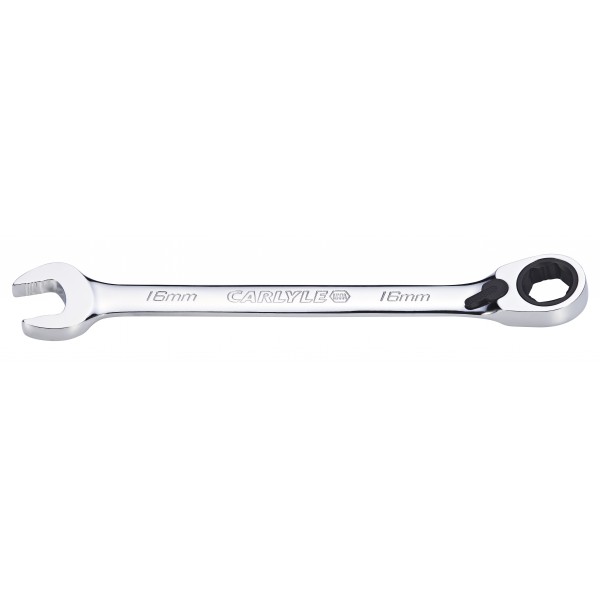 Carlyle RWR016M Reversible Ratch Wrench15 Stnd Length 16mm