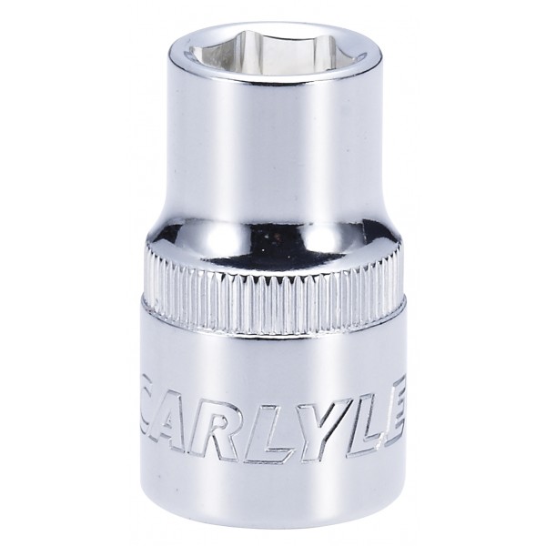 Carlyle S12012M 1/2dr 12mm 6pt Chrome Socket