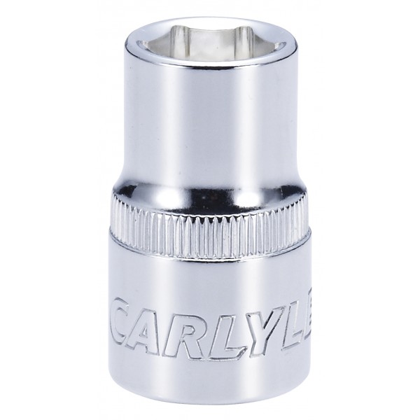 Carlyle S12013M 1/2dr 13mm 6pt Chrome Socket