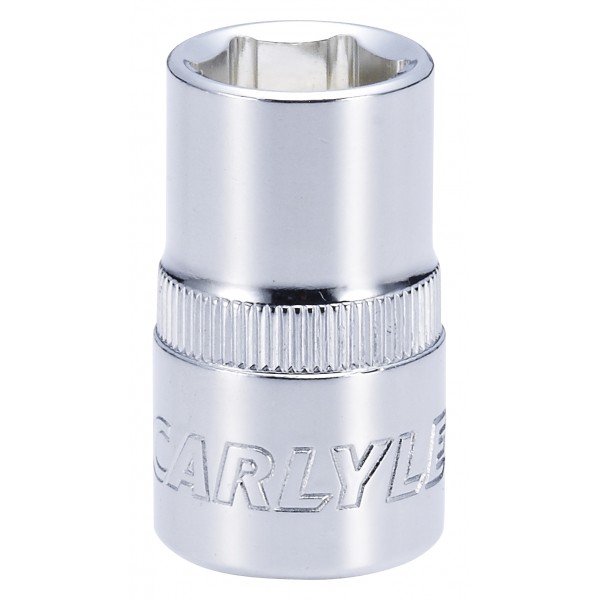 Carlyle S12014M 1/2dr 14mm 6pt Chrome Socket
