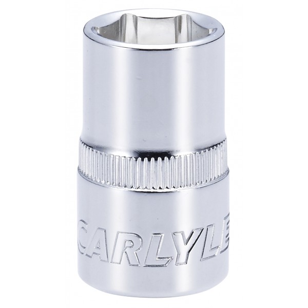 Carlyle S12015M 1/2dr 15mm 6pt Chrome Socket