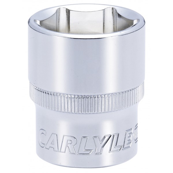 Carlyle S12024M 1/2dr 24mm 6pt Chrome Socket