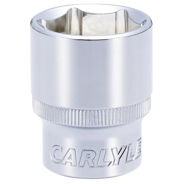 Carlyle S12025M 1/2dr 25mm 6pt Chrome Socket