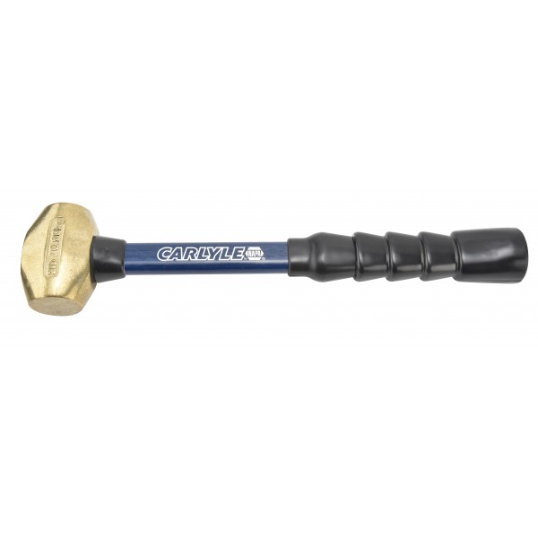 Carlyle HFHBR212 2 Lb Brass Hammer With 12in Fiberglass Handle