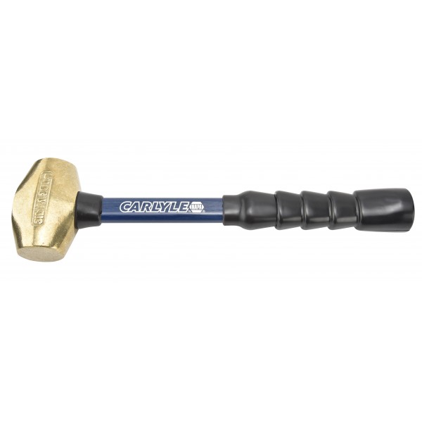 Carlyle HFHBR312 3 Lb Brass Hammer With 12in Fiberglass Handle