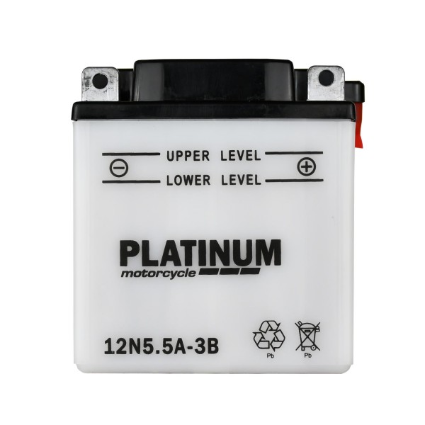 Platinum 12N5.5A-3B Motorcycle Battery